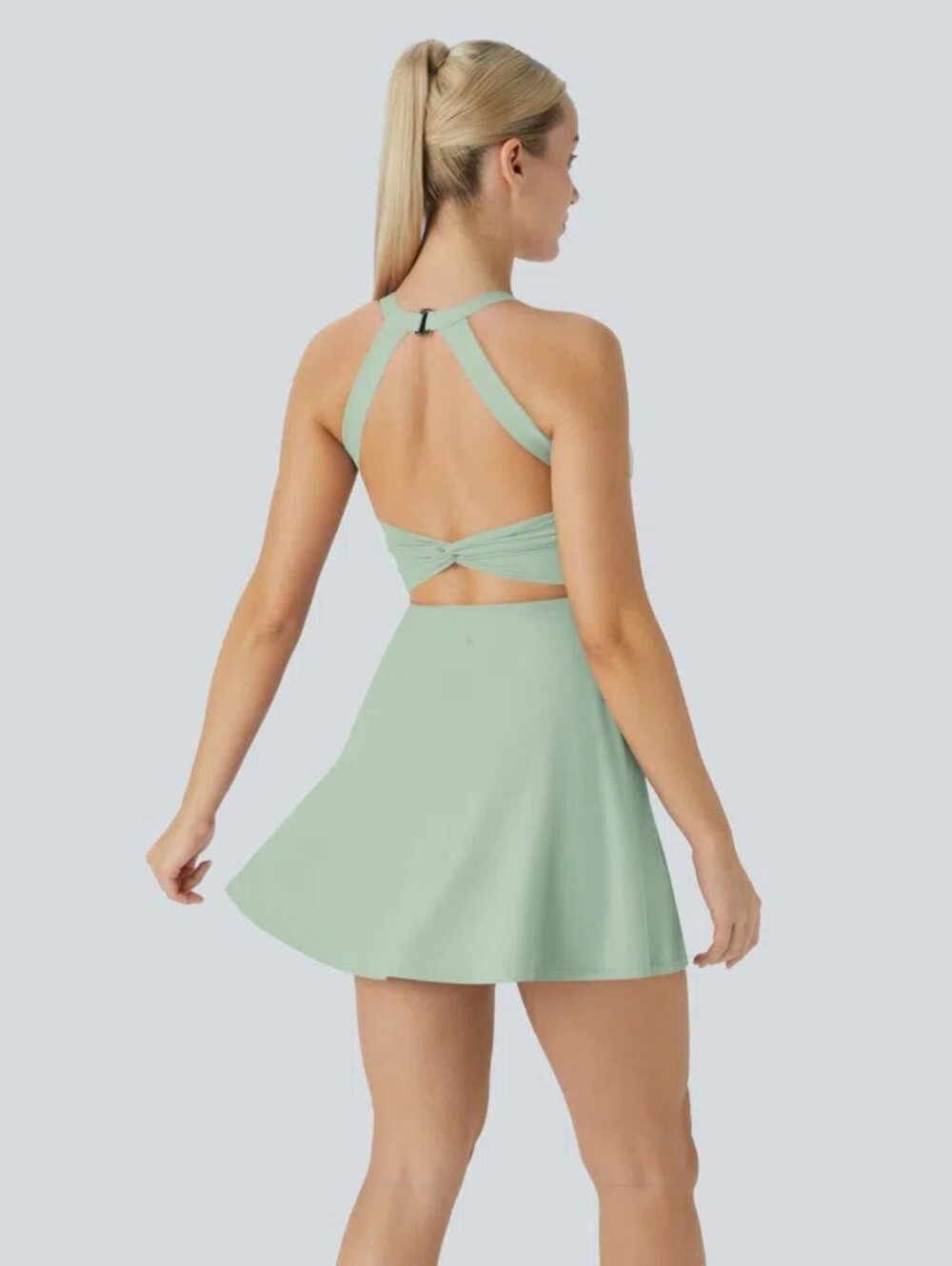 HALARA Light Mint Green Easy Peezy Mini Dress - Picture 2 of 11